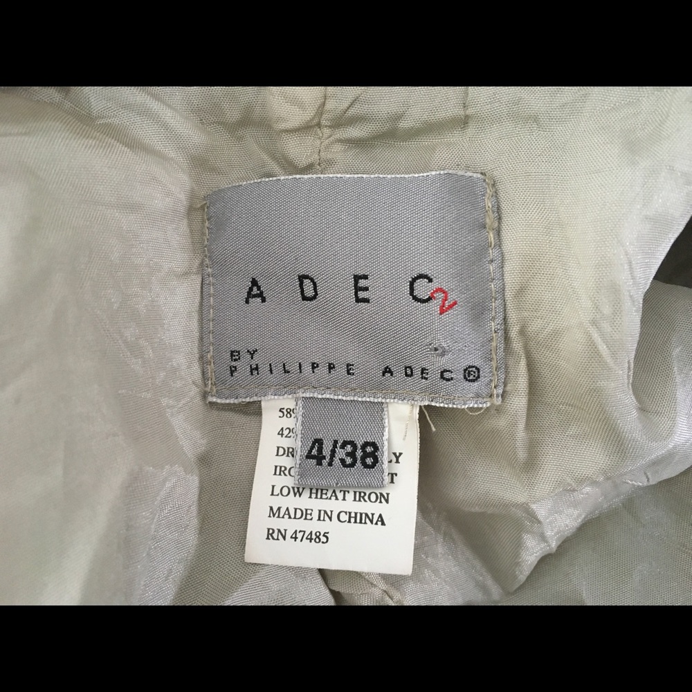 ADEC by Philippe Adec Gold Metallic Blazer - Picture 9 of 11